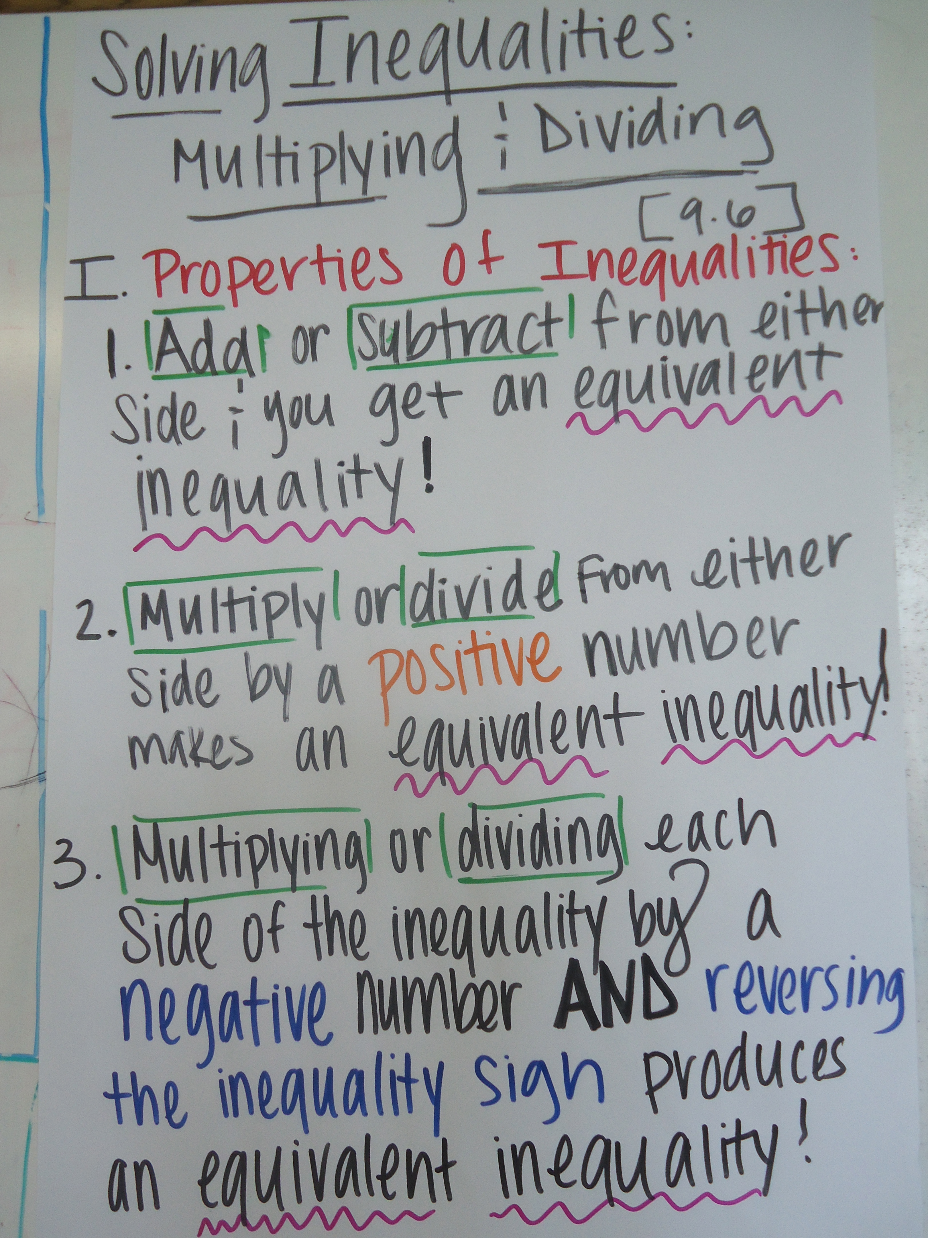 Middle School Science Anchor Charts